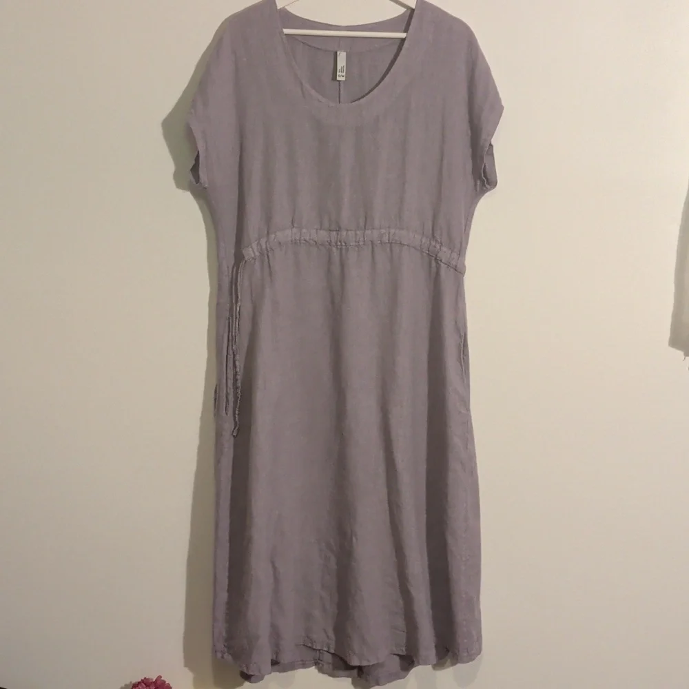 THE GLOBAL MARKET LINEN dress - size small/medium - Picture 6 of 9